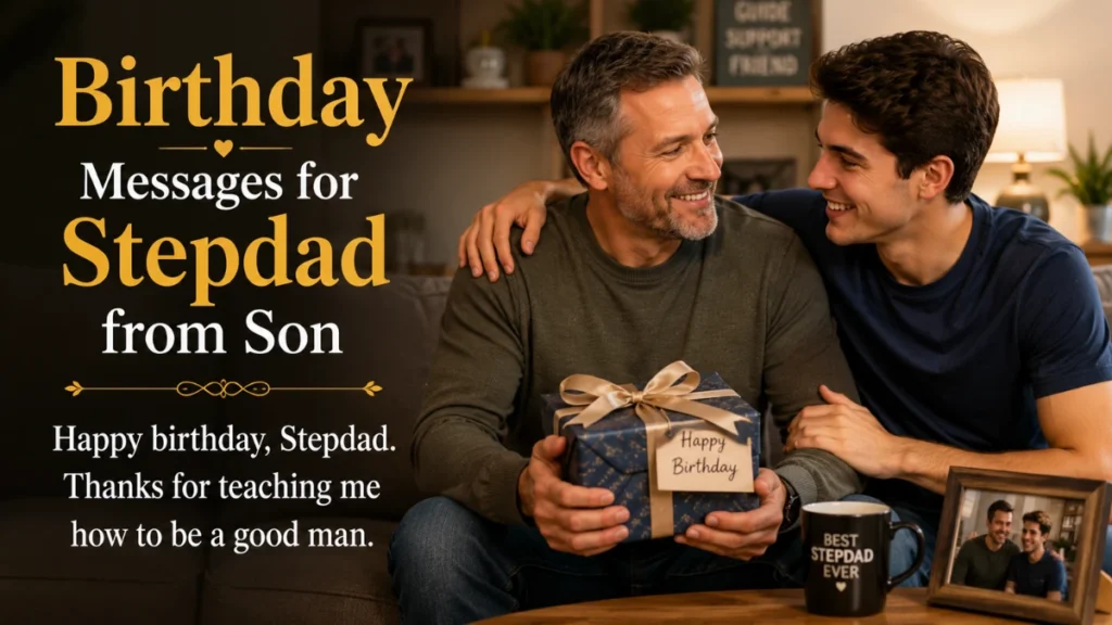 Birthday Messages for Stepdad from Son