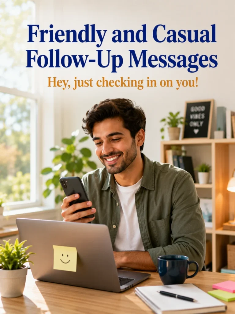 Friendly and Casual Follow-Up Messages