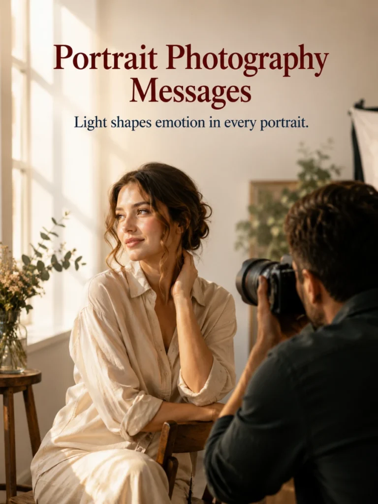 Portrait Photography Messages
