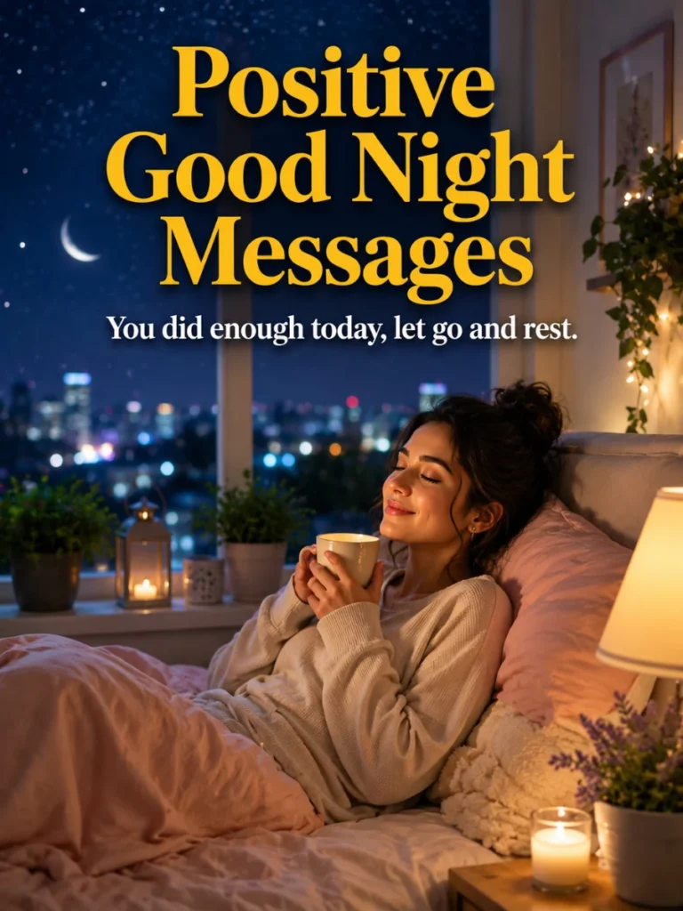 Positive Good Night Messages