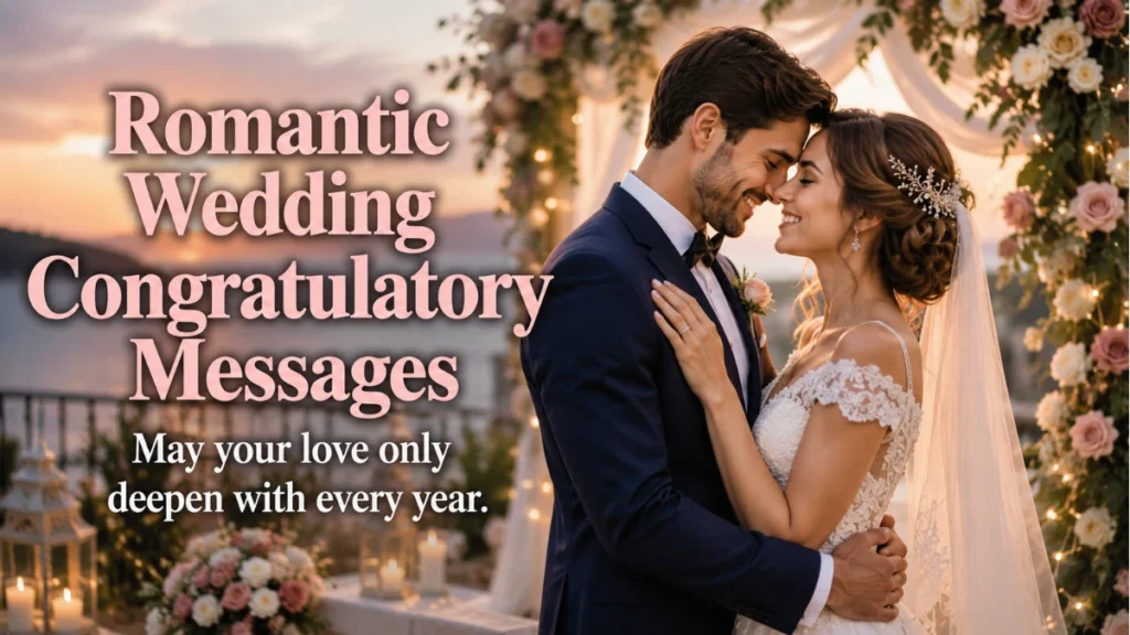 Romantic Wedding Congratulatory Messages