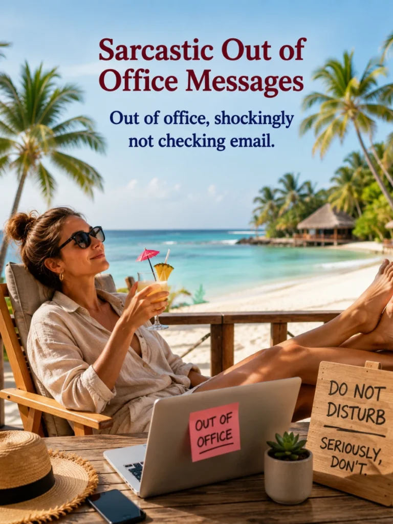 Sarcastic Out of Office Messages