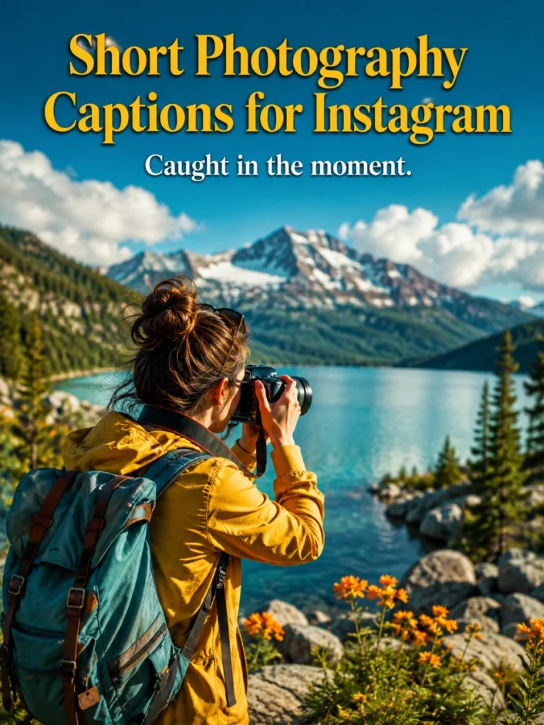 Short Photography Captions for Instagram