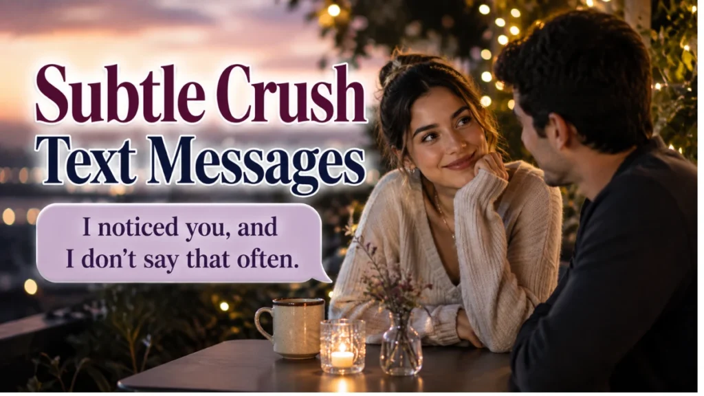 Subtle Crush Text Messages