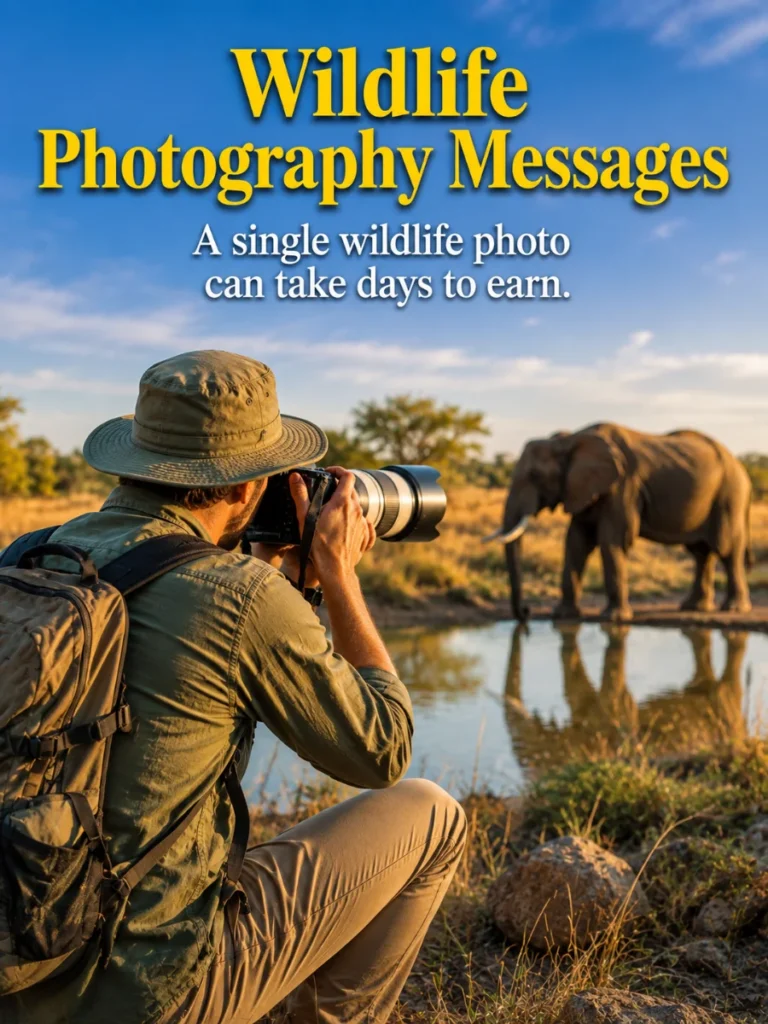 Wildlife Photography Messages